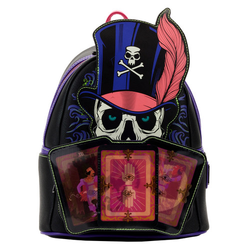 Loungefly Disney PATF Dr Facilier Lenicular Mini Backpack front