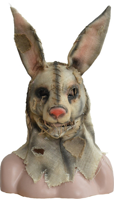 Burlap Rabbit Scarecrow Mask