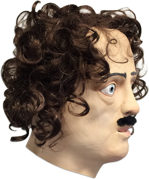 Creepy Edgar Allen Poe Latex Mask - right