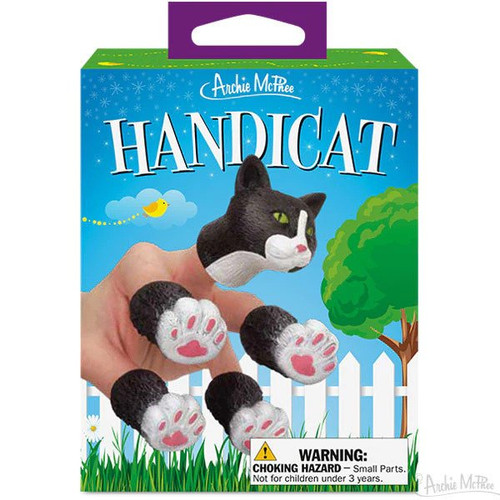 Handicat Cat hand puppet package