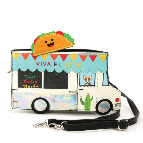 TACO TRUCK CROSS BODY BAG- Front View