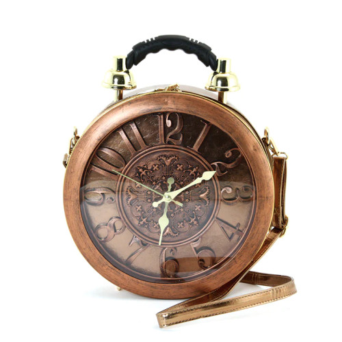 ANTIQUE CLOCK BAG- Front View