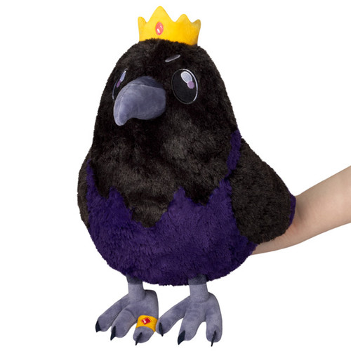 Mini Squishable King Raven- Front View