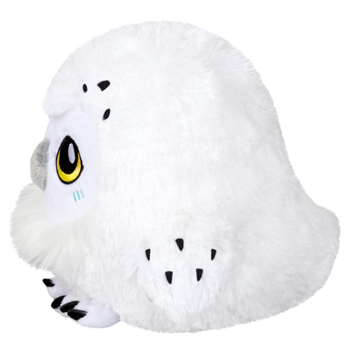 Mini Squishable Snowy Owl - Side View