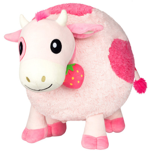 Squishable Strawberry Cow- Front View
