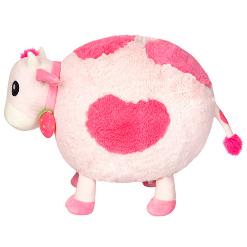 Squishable Strawberry Cow- Side View