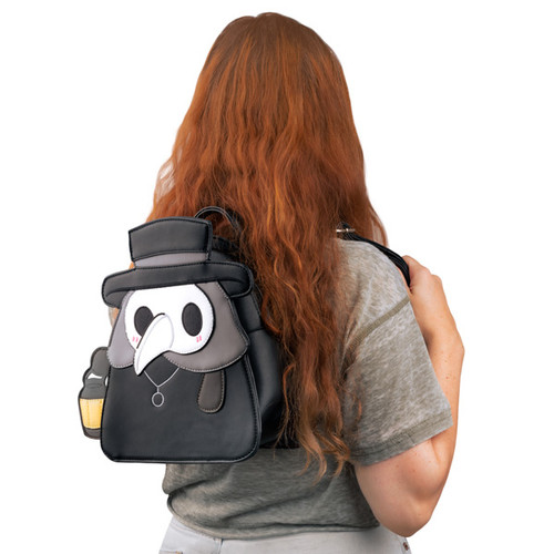 Plague Doctor Mini Backpack- Worn by Model