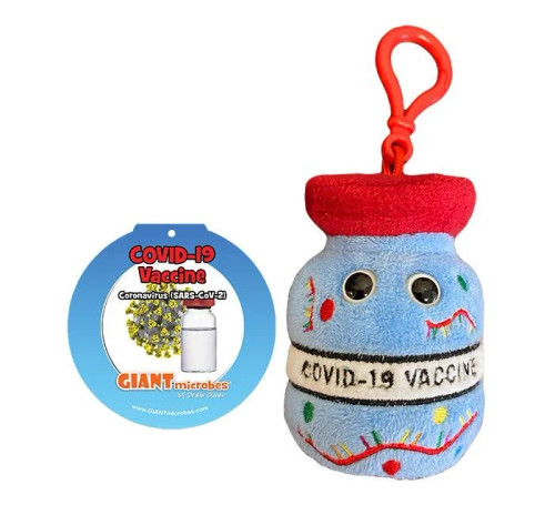 Covid-19 Vaccine Keychain- With Informational Tag