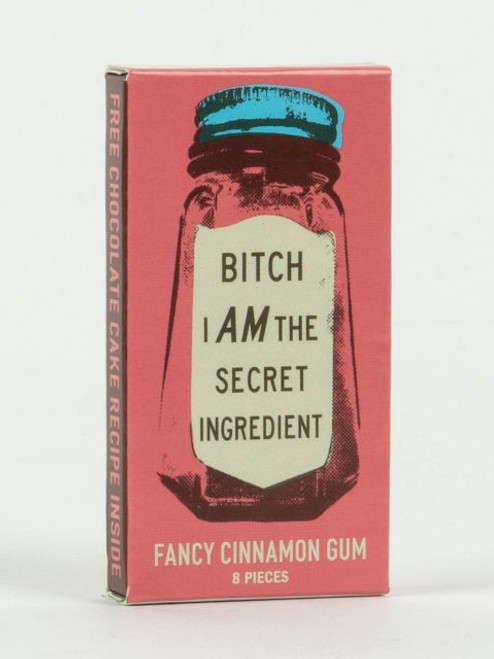 Secret Ingredient Gum- front of package