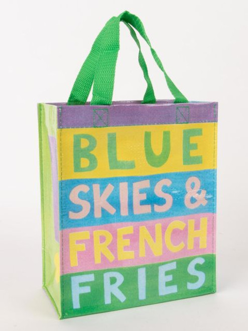 Blue Skies and French Fries Handy Tote- front view