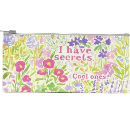 I Have Secrets Pencil Case- front view