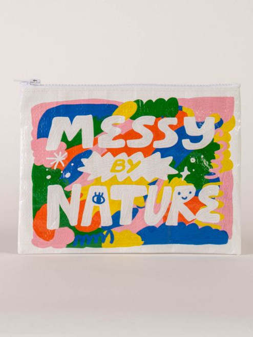 Messy By Nature Zipper Pouch- front view