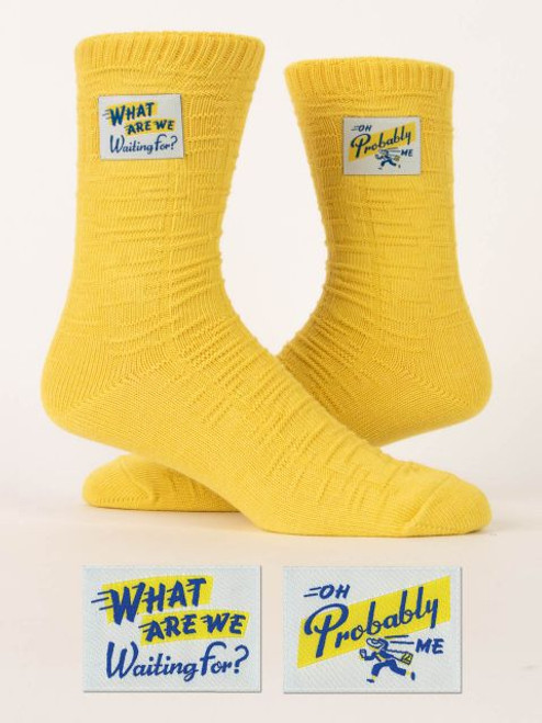 What Are We Waiting For? Tag Socks 