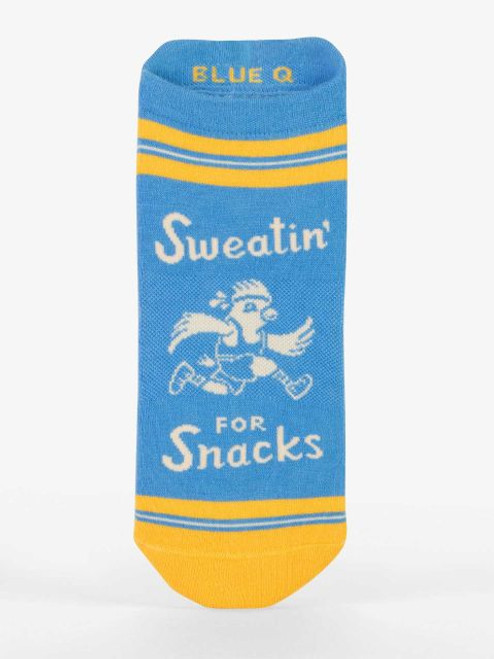 Sweatin' For Snacks Sneaker Socks L/XL- front view