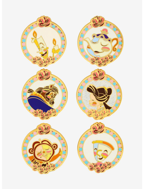 Beauty And The Beast Portraits Blind Box Pin- all pin options