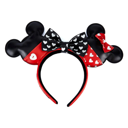 Mickey And Minnie Valentines Headband- front view