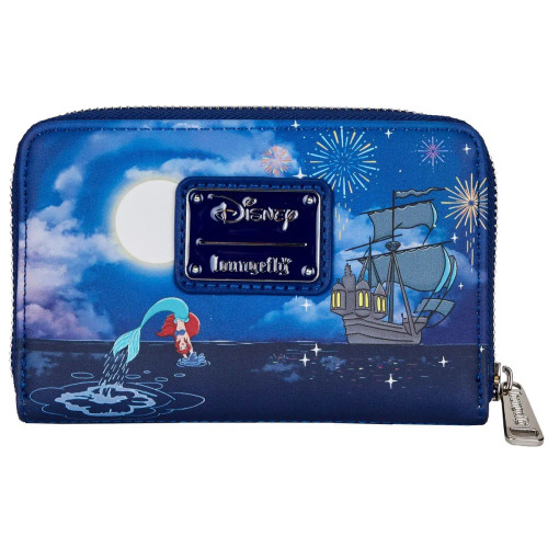 The Little Mermaid Ariel Fireworks Wallet- back view