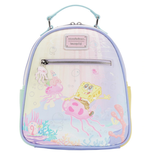 Spongebob Pastel Jellyfishing Mini Backpack- front view