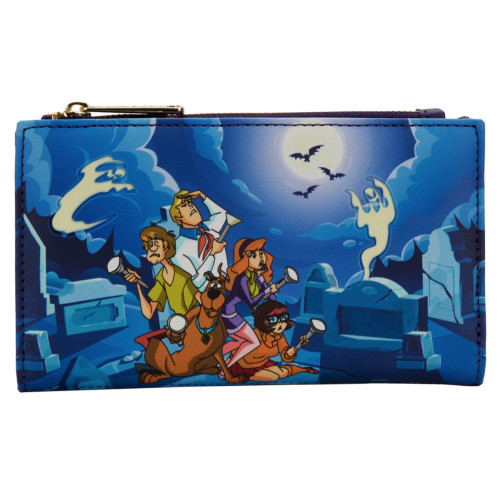 Scooby Doo Monster Chase Glow In The Dark Flap Wallet- front view