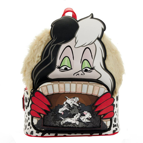 101 Dalmatians Villains Scene Cruella Mini Backpack- front view