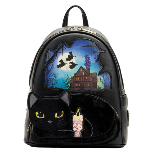 Hocus Pocus Binx Candle Mini Backpack- front view