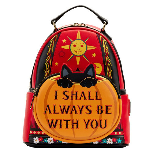 Hocus Pocus Dani Binx Mini Backpack- front view binx down