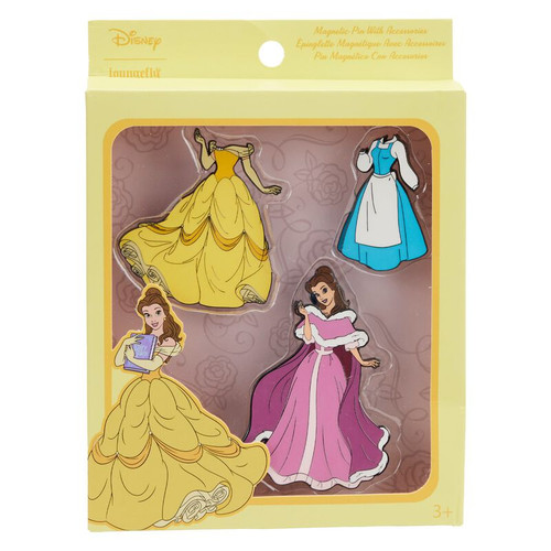 Beauty And The Beast Belle Magnetic Paper Doll Pin- in package