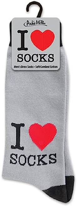 "I Love Socks" Socks- in package