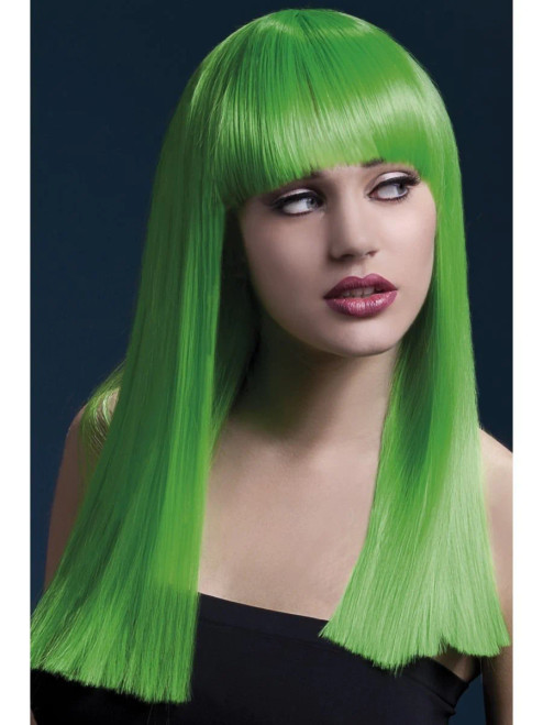 Neon Green Alexia Wig