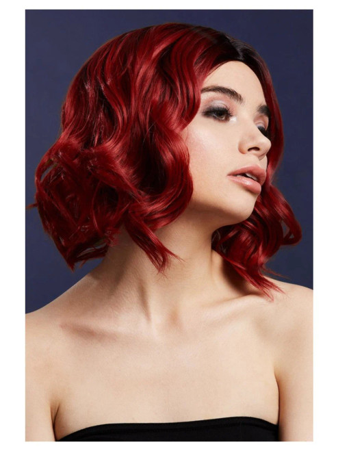 Ruby Red Kourtney Wig
