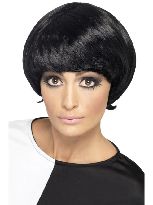 Black 60s Psychedelic Wig