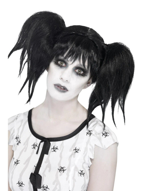 Black Abby Normal Wig