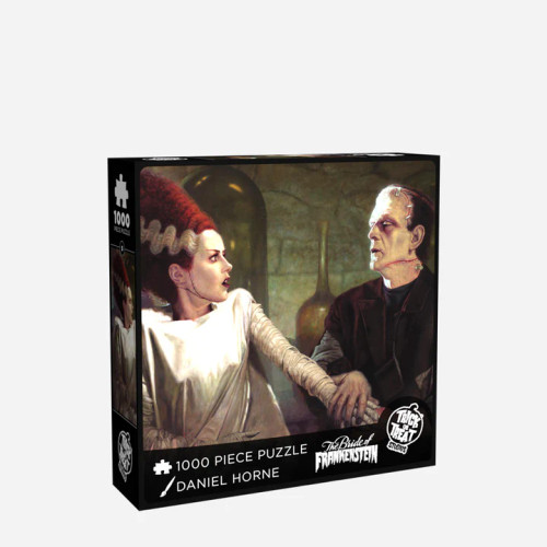 Frankenstein with Bride Jigsaw Puzzle- box