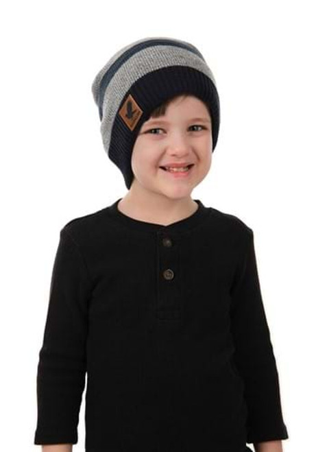 Harry Potter- Ravenclaw Heathered Knit Beanie- worn by child model