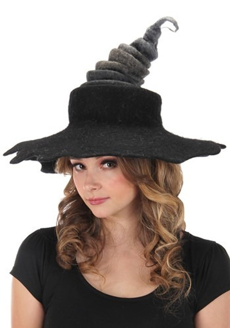 Midnight Fog Heartfelted Witch Hat- worn by model