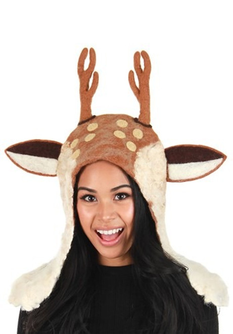 Spotted Deer Heartfelted Hat- worn by model