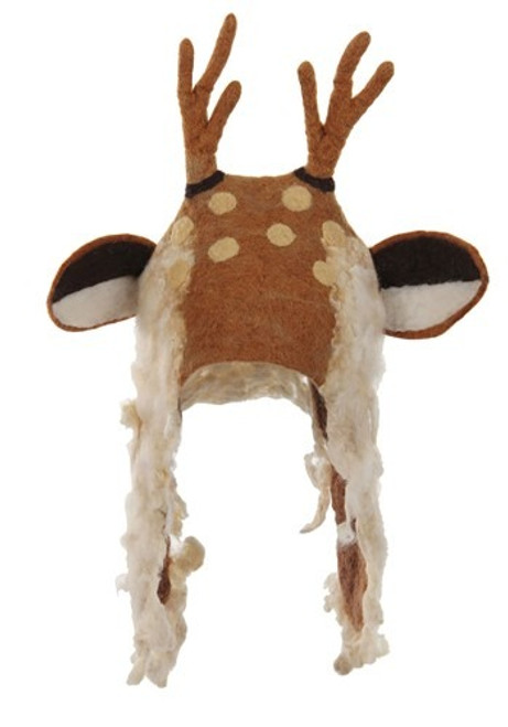 Spotted Deer Heartfelted Hat- front view