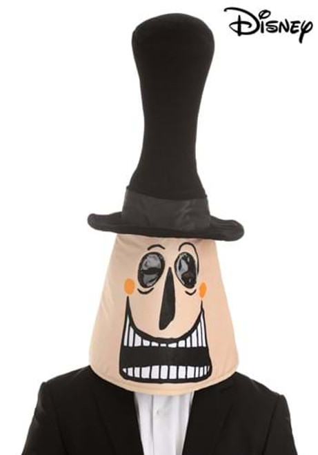 Nightmare Before Christmas- Reversible Mayor Mask- front side worn by model