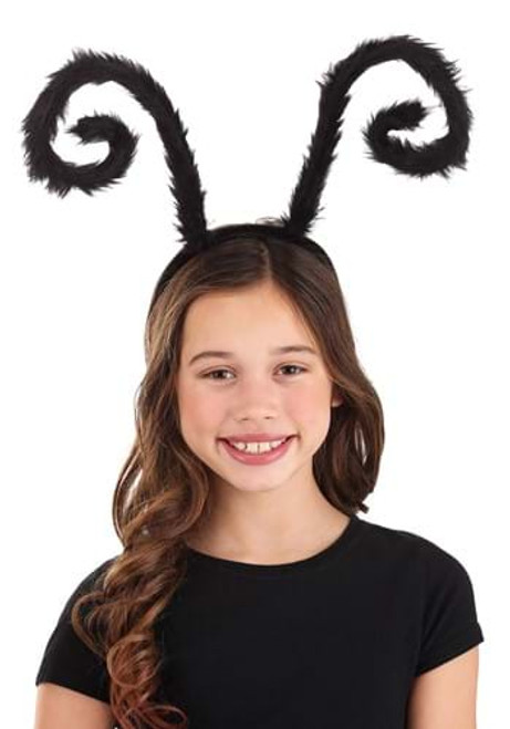 Fuzzy Antennae Headband- worn by girl model