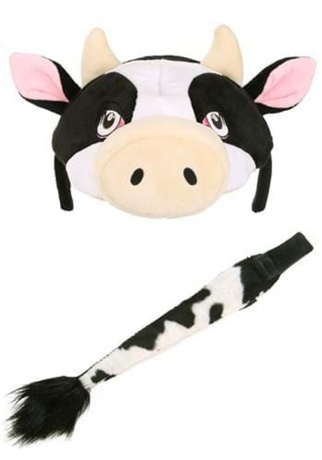 Cow Plush Headband & Tail Kit