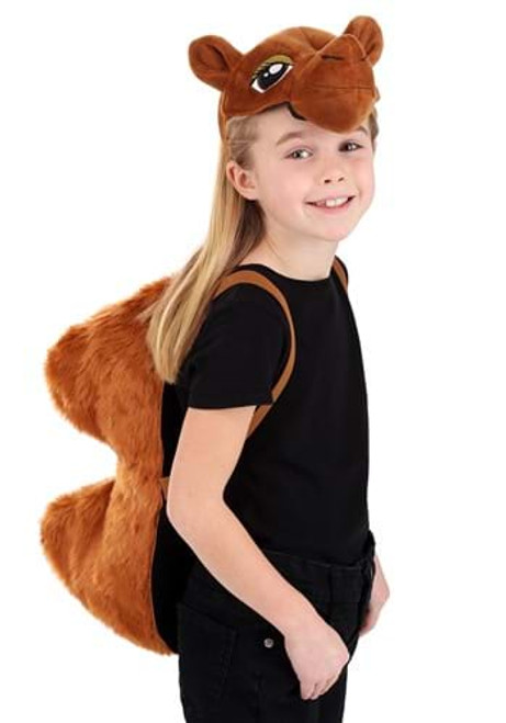 Camel Plush Headband & Hump Kit- worn by girl model