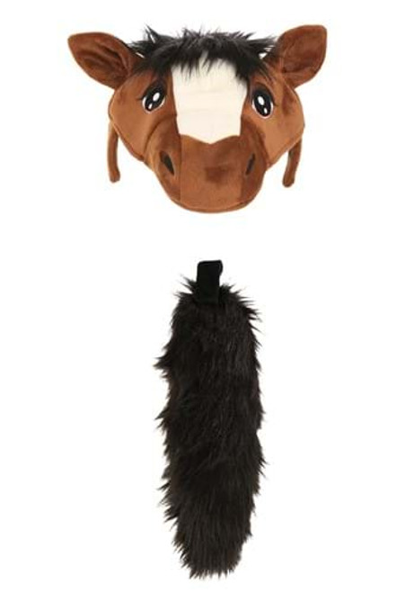 Horse Plush Headband & Tail Kit