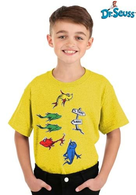 Dr. Seuss- One Fish Two Fish Patch Set- worn by child model on shirt