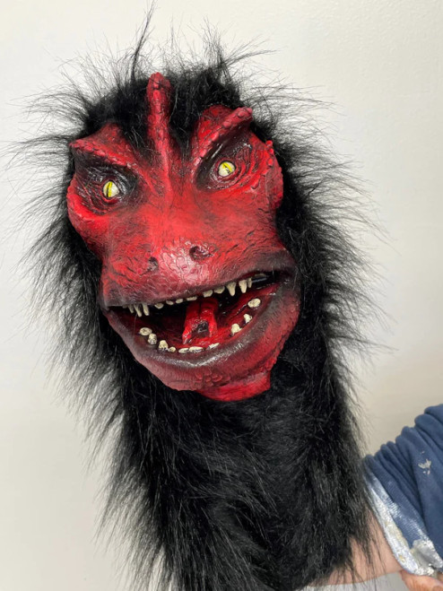 Rosso the Dragon Hand Puppet- front view