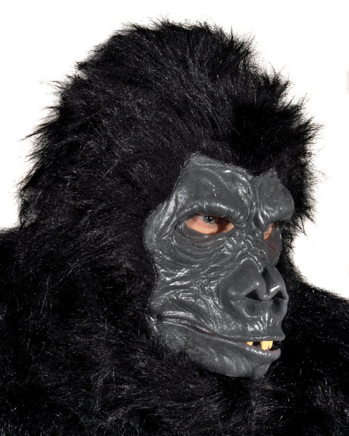 Deluxe Gorilla Mask- angled view