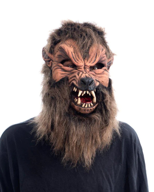 Howl-o-Ween Werewolf Mask- front view