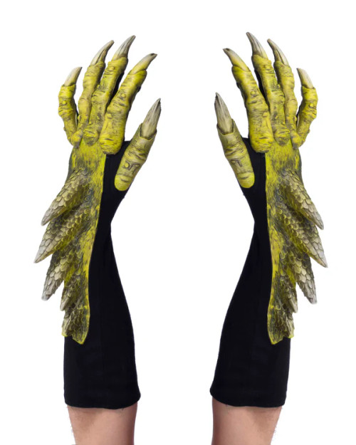 Green Reptile Gloves