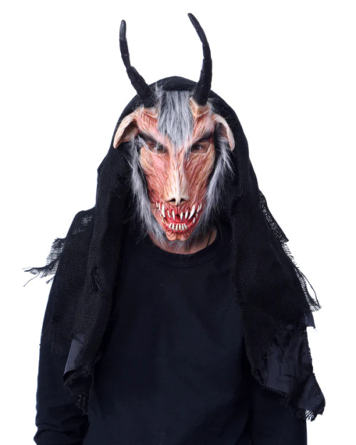 Goat To Hell Mask- front view