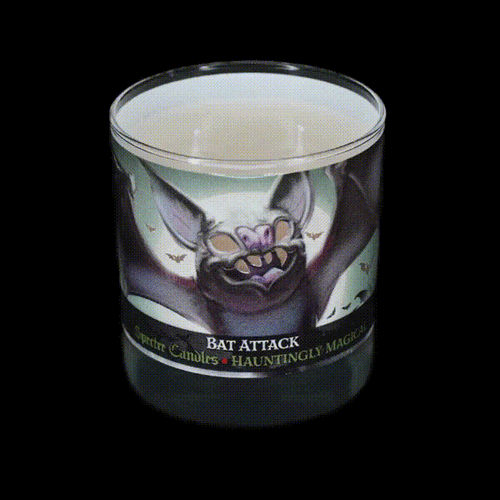 Bat Attack Color Changing Candle (8oz)- gif