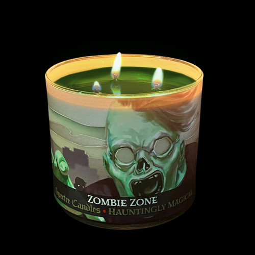 Zombie Zone Color Changing Candle- burning